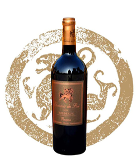 法国三级庄麒麟庄园三牌珍藏红葡萄酒